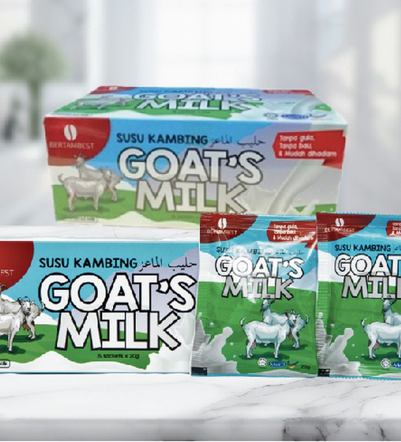 BERTAMBEST Goat Milk Original — a drink the whole family can enjoy